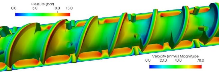 Verbesserte Prozessauslegung für die Kautschukverarbeitung dank numerischer Simulation