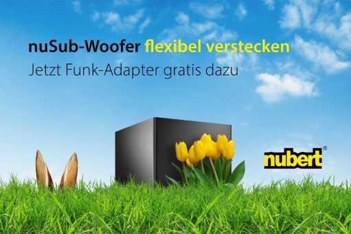 nuSub-Woofer flexibel verstecken – jetzt Funkadapter gratis