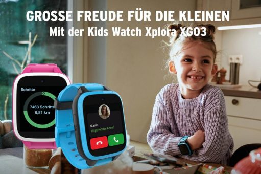 Günstige Smartphone-Alternative: Kids Watch Xplora XGO3 für 119 Euro.