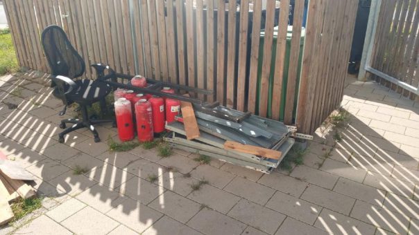 Schrottabholung in Witten nach Termin Absprache mit dem Kunden