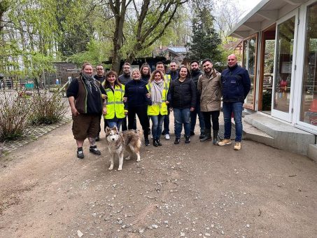 Die All Service Sicherheitsdienste GmbH packte im Waldzoo Offenbach kräftig mit an