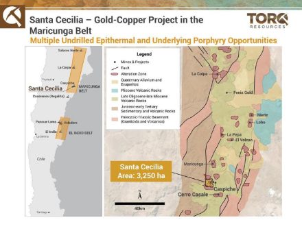 Torq gibt Update zum ersten Programm, das derzeit auf seinem Gold-Kupfer-Projekt Santa Cecilia in Chile im Gange ist