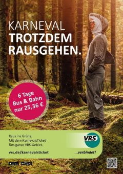 KarnevalsTicket: Einfach mobil an den jecken Tagen