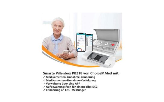 Nie wieder Tabletten vergessen! Neu: Eine smarte Pillenbox mit Einnahme-Erinnerung & Einnahme-Verfolgung per App