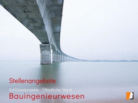 TOP-Perspektive für Bauingenieur:innen  – Schlüsselprojekte Universitätsneubau sowie Ausbau Europastraße der öffentlichen Hand in Niedersachsen