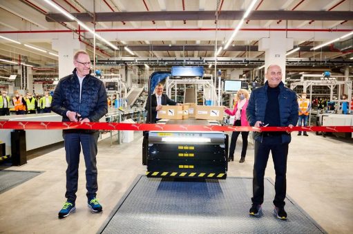 Logistikzentrum für PUMA schafft höchste Geschwindigkeit und Effizienz