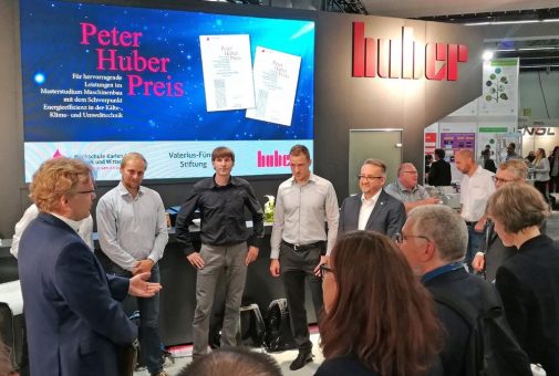 „Peter Huber Preis“ auf der ACHEMA verliehen