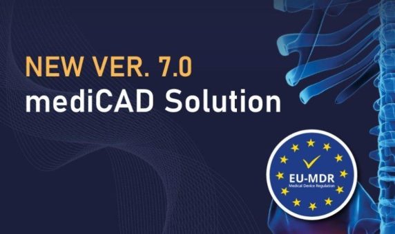 Die Zukunft der Medizinprodukteherstellung: mediCAD® Softwareversion 7.0