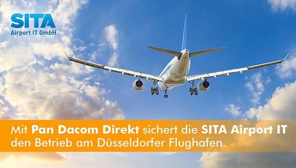 Mit Pan Dacom Direkt sichert SITA Airport IT den Betrieb am Düsseldorfer Flughafen