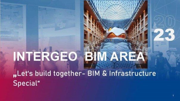 „Let’s build together“ Zwei BIM-Tage auf der INTERGEO vom 10. – 11. Oktober