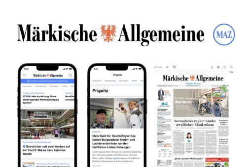MADSACK geht innovativen Schritt auf dem Weg zur Digitalisierung regionaler und lokaler Medien: Der Landkreis Prignitz in Brandenburg wird zur Zukunftsregion für digitalen Lokaljournalismus in Deutschland
