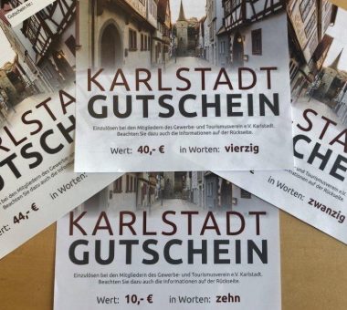 Stadtmarketing Karlstadt etabliert Stadtgutschein
