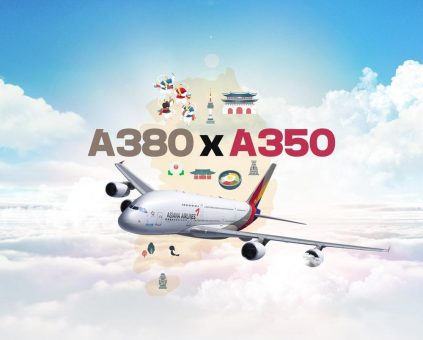 Asiana Airlines bereitet Airbus A380 vor für Frankfurt