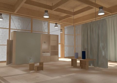 Live-Baustelle zum „DesignBuild-Pavillon“ am Architekturmuseum der TUM startet