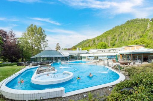 Wiedereröffnung des Außenbeckens in der Bad Harzburger Sole-Therme am 17. Mai 2023