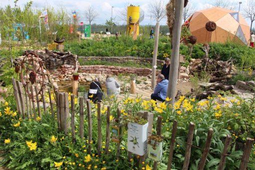 Biodiversität zum Anfassen. Gold für Natur-ErlebnisGarten des NaturGarten e.V. auf Gelände der Buga Mannheim