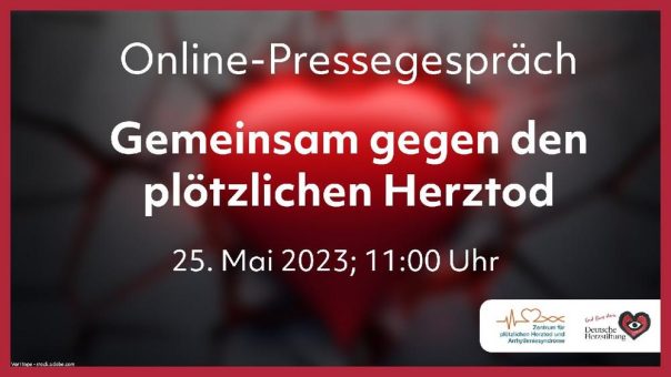 Save the Date: „Aus dem Leben gerissen: Plötzliche Herztodesfälle bei jungen Menschen – wie davor schützen?“