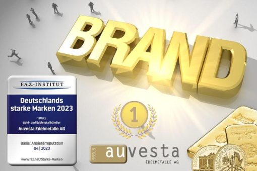 Die Auvesta Edelmetalle AG zählt zu „Deutschlands starken Marken“