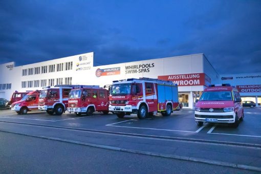 Erfolgreiche Brandschutzübung bei Whirlcare® Industries  in Deißlingen-Lauffen