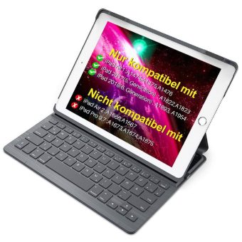 Die induktive Bluetooth-Tastaturhülle von Inateck macht Business-iPads zu Notebooks