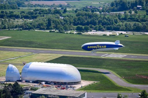 Der Zeppelin kommt nach Essen/Mülheim