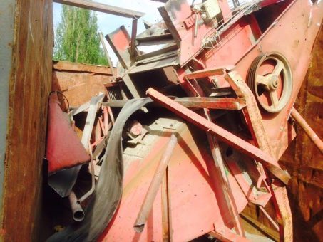 Industrieverschrottung bei einen erfahrenen Schrotthandel