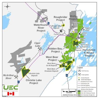 Uranium Energy Corp. beginnt mit der S-K 1300 Erstbewertung der Wirtschaftsstudie und dem Umweltprogramm für das Roughrider-Projekt in Saskatchewan, Kanada