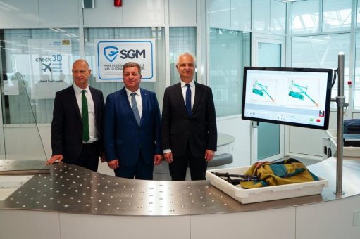 Mehr Sicherheit und Komfort im Flugverkehr: Sicherheitskontrollen an bayerischen Flughäfen werden bis 2026 flächendeckend mit moderner 3D-Technik ausgestattet