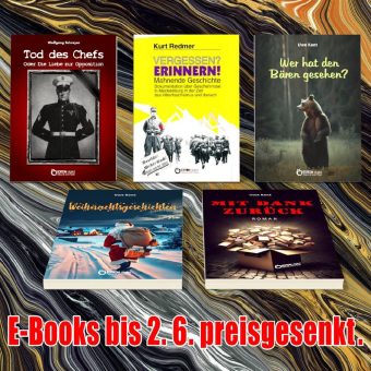 Ein Bär auf der Flucht, Weihnachten im Sommer und ein sonderbares Paket für einen Schriftsteller – Fünf E-Books von Freitag bis Freitag zum Sonderprei