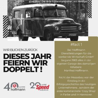 40 Jahre Hoffmann Messebau Hannover: Einer der führenden Messebauer feiert sein Jubiläum