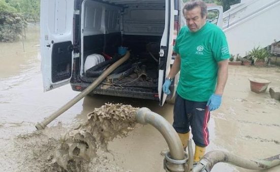 Hochwasser: ADRA Italien hilft in der Region Emilia-Romagna