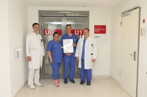 Spezialeinheit für akuten Brustschmerz durch Fachgesellschaft zertifiziert