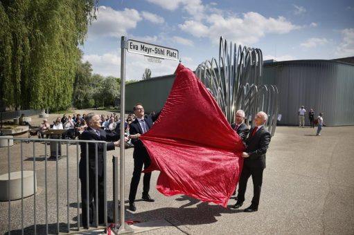 Eva Mayr-Stihl Platz in Waiblingen eingeweiht