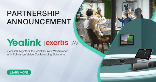 Exertis AV ist neuer Partner von Yealink in der DACH-Region