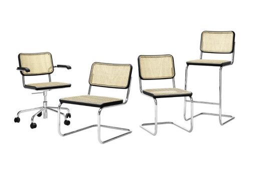 Beschwingt entspannen: Thonet bringt den ikonischen Freischwinger S 32  als leichten, kompakten Loungesessel auf den Markt