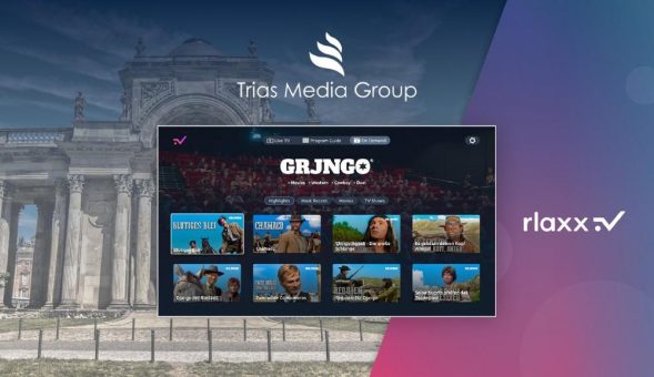 rlaxx TV erweitert Kanal-Portfolio mit der Trias Media Group