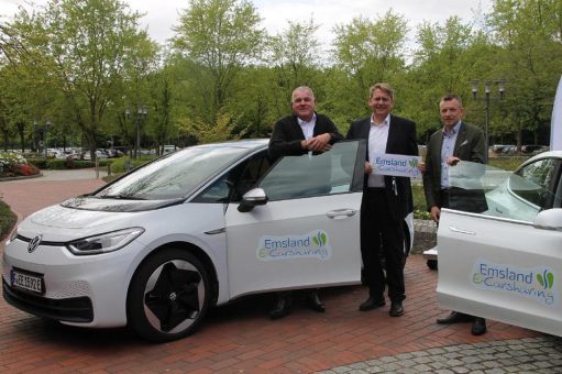 Elektrisch unterwegs auf dem Land: mobileeee und der Landkreis Emsland starten großflächiges E-Carsharing-Angebot