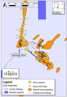 Consolidated Uranium Announces Drill Results from Daneros and Rim Mines and Acquisition of Key Surrounding Properties in Utah