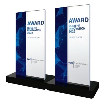 Das sind die Gewinner der Queb HR Innovation Awards 2023: ePlayces & DRK Kliniken Berlin