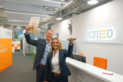 acmeo als Finalist beim „Großen Preis des Mittelstandes“ ausgezeichnet