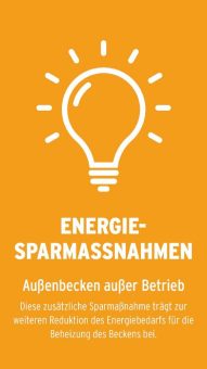 Das Fächerbad Karlsruhe setzt weitere Maßnahmen zum Energiesparen um