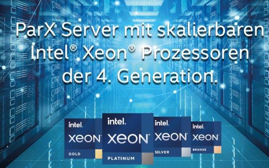 Neue TAROX ParX Server G9 Serie mit Intel® Xeon® Prozessoren der 4. Generation