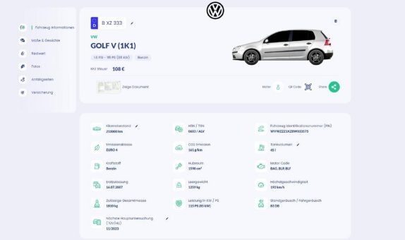 Der digitale Fahrzeugschein – auf www.fahrzeugschein.de