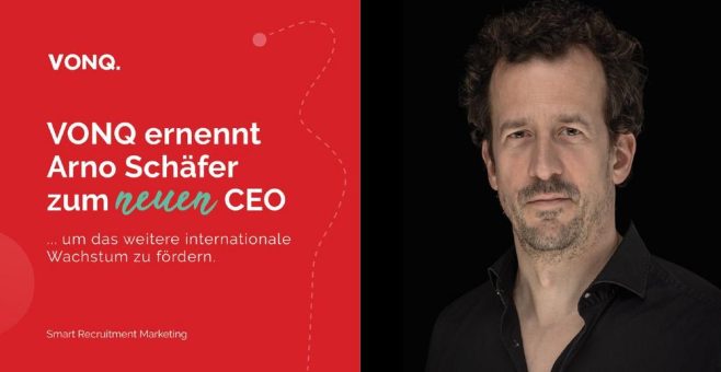 Internationaler Wachstumskurs: VONQ ernennt Arno Schäfer zum neuen CEO
