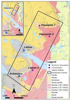 District erhält Genehmigung für Antrag auf Minerallizenz für Ardnasvarre in Nordschweden und nimmt jüngste Medienberichte über die Unterstützung des Uranbergbaus und der Uranexploration in Schweden zur Kenntnis