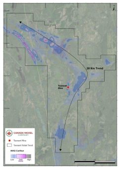 Canada Nickel meldet ermutigende erste metallurgische Ergebnisse von seinem Projekt Texmont und kündigt Konsolidierung der Texmont-Region an