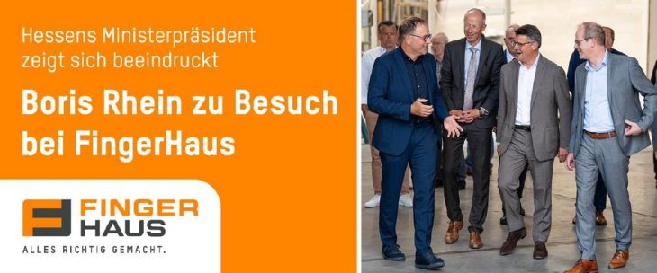 Boris Rhein zu Besuch bei FingerHaus