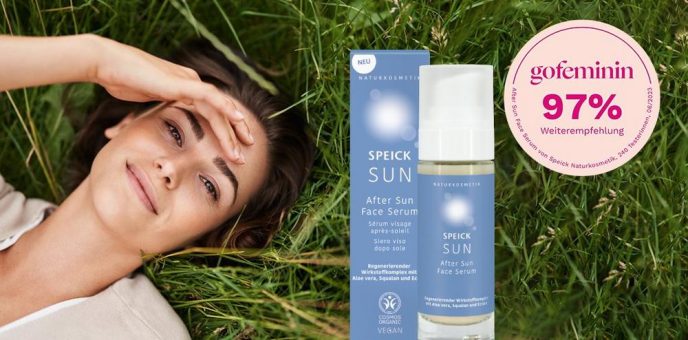 97% Weiterempfehlung für das After Sun Face Serum von Speick Naturkosmetik