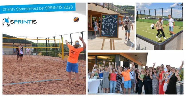 Gemeinsames Feiern für den guten Zweck: SPRINTIS begeistert mit einem sommerlichen Charity-Fest