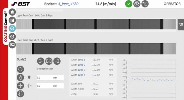 Höhere Anlageneffizienz mit BST COATINGControl: hochpräzise Messung mit intelligenter Regeltechnik in der Batterieproduktion